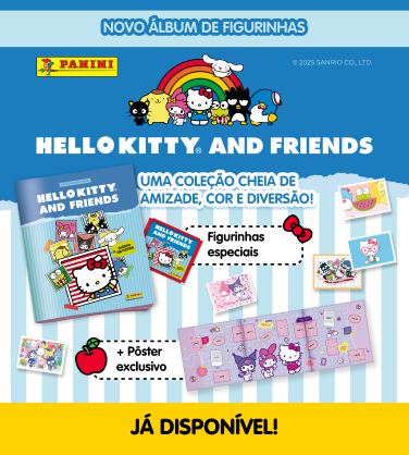 Panini lança álbum inédito de figurinhas “Hello Kitty and Friends